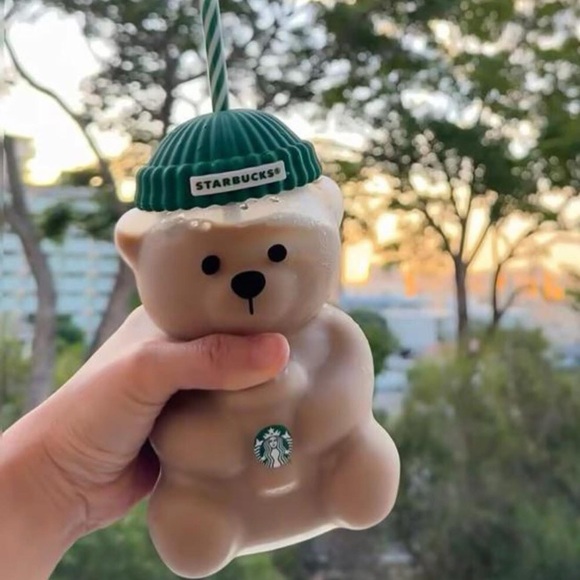 Starbucks Bearista Glass Cup - Picture 2 of 2
